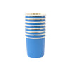 BICCHIERI IN CARTA BASIC - BLU BRILLANTE