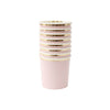 BICCHIERI IN CARTA BASIC - ROSA PALLIDO