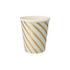 BICCHIERI IN CARTA - SPIRALE GOLD