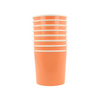 BICCHIERI IN CARTA BASIC - ROSSO PAPAYA