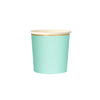BICCHIERI IN CARTA BASIC - VERDE MENTA