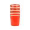 BICCHIERI IN CARTA BASIC - ROSSO POMODORO