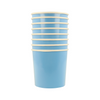 BICCHIERI IN CARTA BASIC - BLUE FIORDALISO