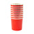 BICCHIERI IN CARTA BASIC - ROSSO CORALLO