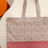 MAXI SHOPPER IN COTONE STAMPATO - BLOOM TIME/LILAC FLOWERS