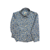 CAMICIA IN COTONE - BLUE FLOWERS