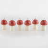 CANDELE DA TAVOLA - FUNGO ROSSO
