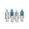 DECORAZIONI A NIDO D'APE - ROBOTS