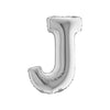 LETTERA "J" SILEVR - MYLAR