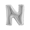 LETTERA "N" SILEVR - MYLAR