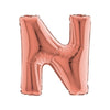 LETTERA "N" ROSE GOLD - MYLAR