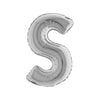 LETTERA "S" SILEVR - MYLAR