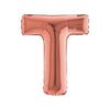 LETTERA "T" ROSE GOLD- MYLAR
