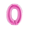PALLONCINO FORMA NUMERO - PINK 14 POLLICI