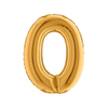 PALLONCINO FORMA NUMERO - GOLD 14 POLLICI