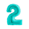 PALLONCINO FORMA NUMERO - TIFFANY 14 POLLICI