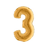 PALLONCINO FORMA NUMERO - GOLD 14 POLLICI