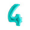 PALLONCINO FORMA NUMERO - TIFFANY 14 POLLICI