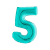 PALLONCINO FORMA NUMERO - TIFFANY 14 POLLICI