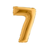 PALLONCINO FORMA NUMERO - GOLD 14 POLLICI
