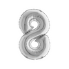 NUMERO OTTO SILVER - MYLAR