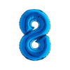 PALLONCINO FORMA NUMERO - BLUE 14 POLLICI