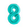 PALLONCINO FORMA NUMERO - TIFFANY 14 POLLICI