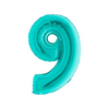 PALLONCINO FORMA NUMERO - TIFFANY 14 POLLICI
