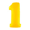 PALLONCINO FORMA NUMERO - YELLOW 40 POLLICI