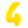 PALLONCINO FORMA NUMERO - YELLOW 40 POLLICI