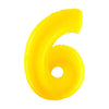 PALLONCINO FORMA NUMERO - YELLOW 40 POLLICI