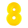 PALLONCINO FORMA NUMERO - YELLOW 40 POLLICI