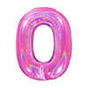 PALLONCINO FORMA NUMERO - PINK 40 POLLICI