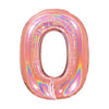 PALLONCINO FORMA NUMERO - ROSE GOLD 40 POLLICI