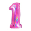 PALLONCINO FORMA NUMERO - PINK 40 POLLICI