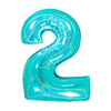 PALLONCINO FORMA NUMERO - TIFFANY 40 POLLICI