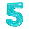 PALLONCINO FORMA NUMERO - TIFFANY 40 POLLICI