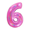 PALLONCINO FORMA NUMERO - PINK 40 POLLICI