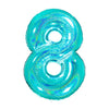 PALLONCINO FORMA NUMERO - TIFFANY 40 POLLICI