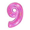 PALLONCINO FORMA NUMERO - PINK 40 POLLICI