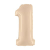 PALLONCINO FORMA UNO -CREMA 40 POLLICI