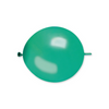 5 PALLONCINI METALLIC LINK GREEN - 13 POLLICI