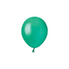 5 PALLONCINI METALLIC GREEN - 5 POLLICI