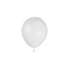 5 PALLONCINI WHITE - 5 POLLICI