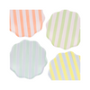 PIATTI IN CARTA LARGE - PASTEL STRIPE
