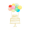 Cake Topper - Palloncini Mixed