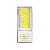 Candele Numero - Uno Glitter Giallo Pack
