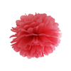 POM POM IN CARTA - ROSSO 35 CM