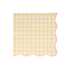 Tovaglioli in carta Large - Quadretti Pastello 4